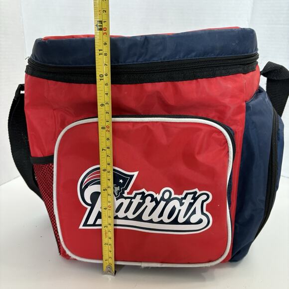New England Patriots Cooler Soft Sided Insulated Cooler Lunch Bag Sports Beach - Picture 8 of 10